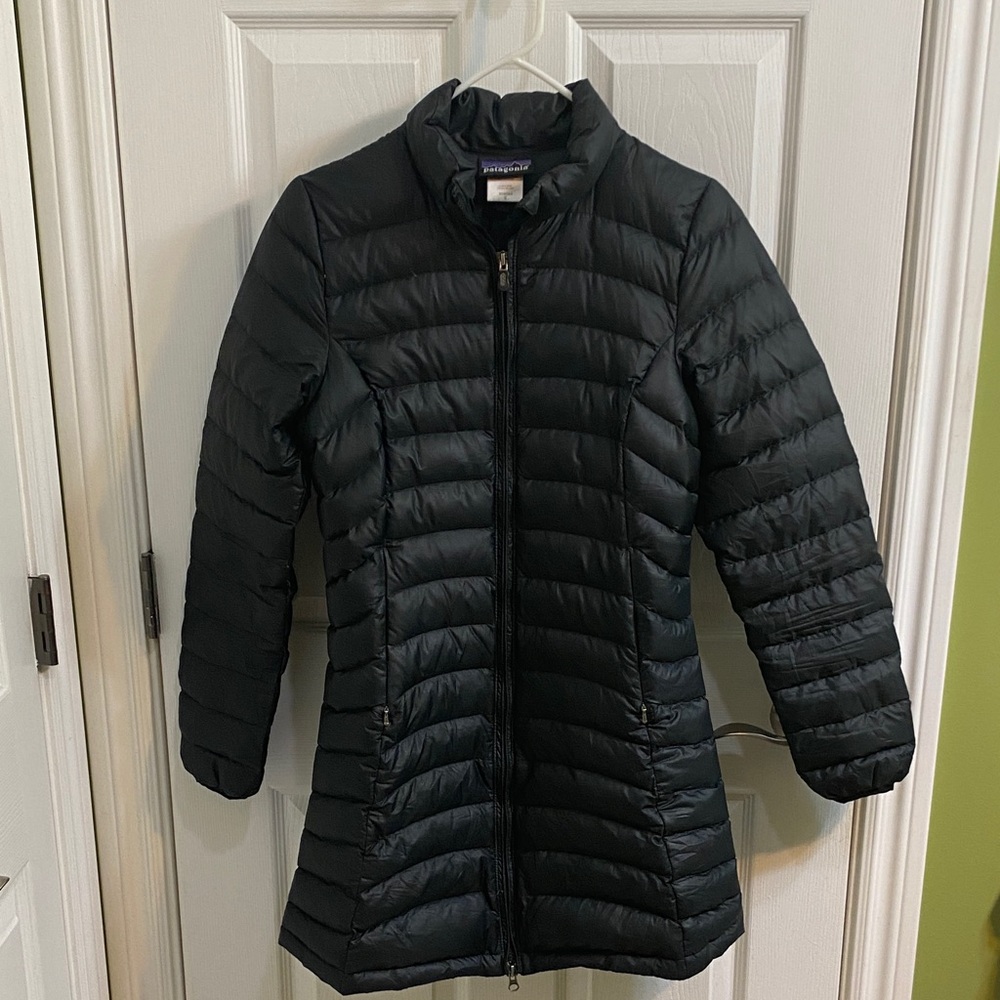 Patagonia Women's Black Insulated Long Puffer Coat